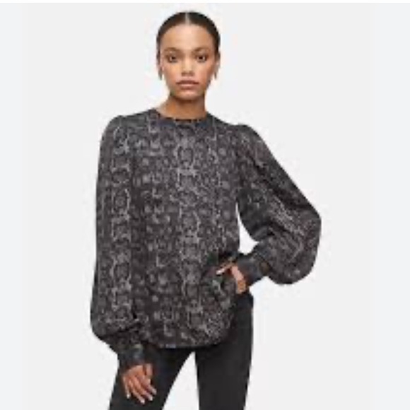 Brand new Anine Bing silk snake print blouse - size XS - Picture 1 of 16